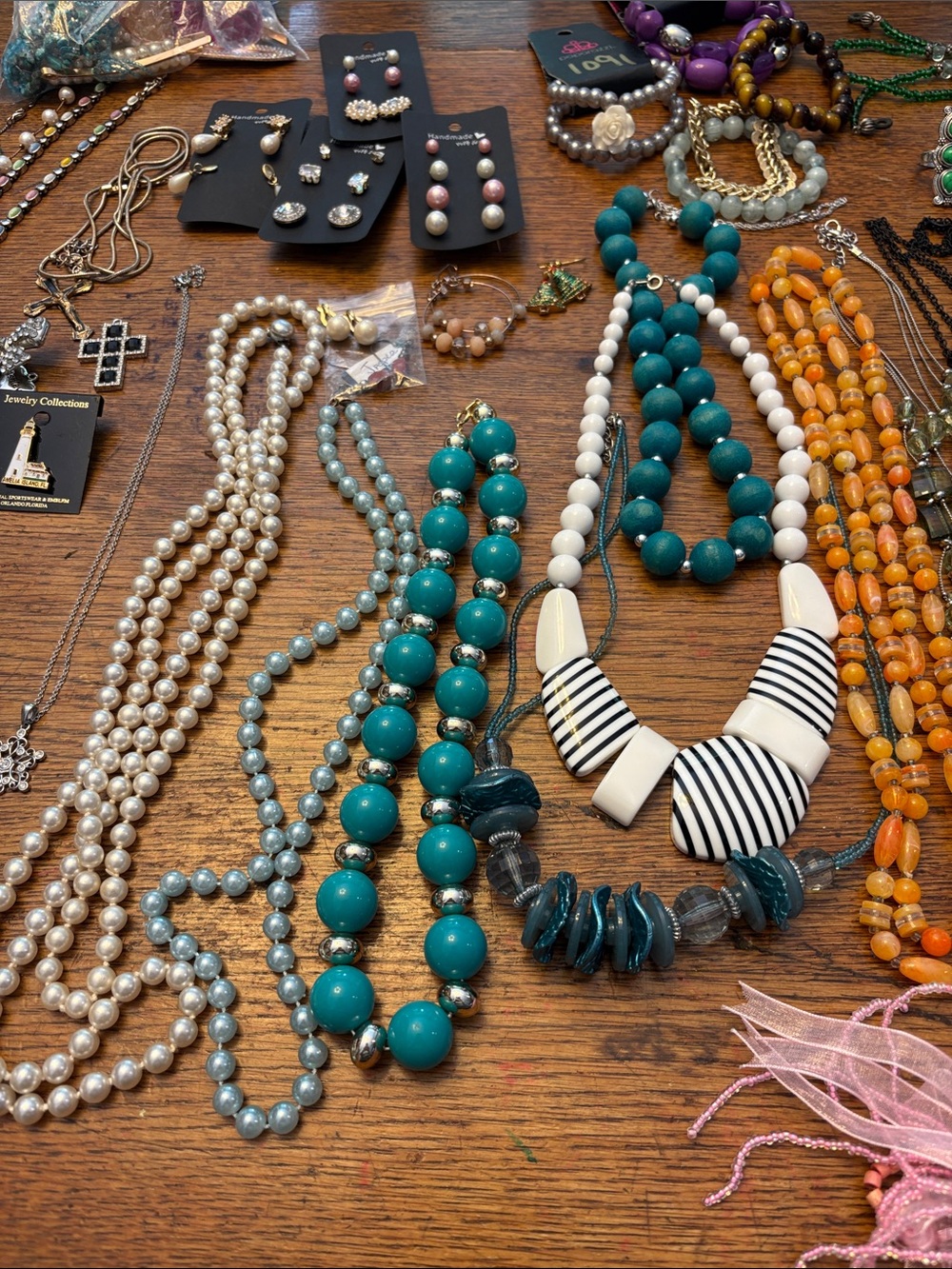 Acrylic Costume jewelry Lot CJ